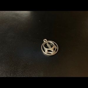 SILVER DEADHEAD CHARM